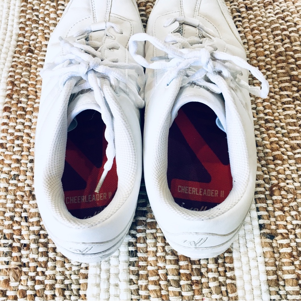 VARSITY cheer cheerleading tennis shoes school white athletics sports 8.5 - Picture 3 of 9
